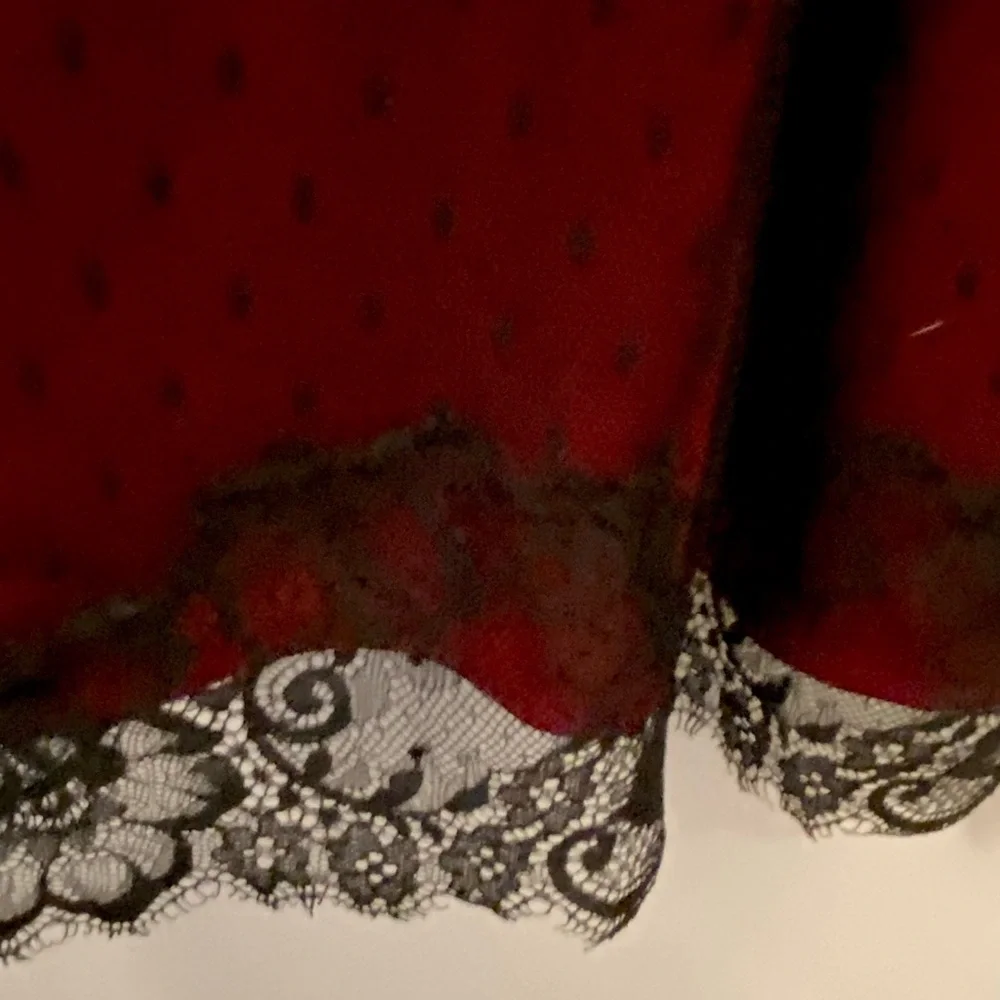 Soma sexy red and Black Lace short nightie! New with tags - Picture 4 of 9